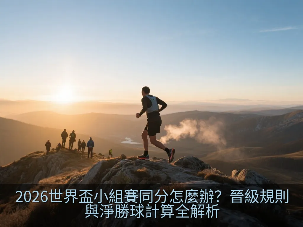 2026世界盃小組賽同分怎麼辦？晉級規則與淨勝球計算全解析